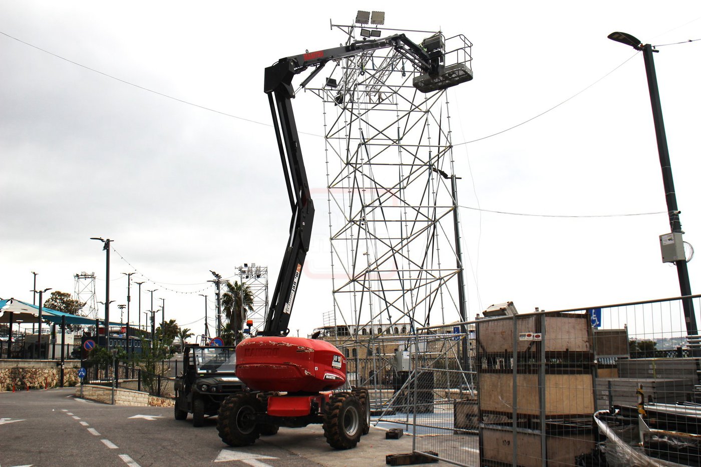 הפסקת העבודות במירון