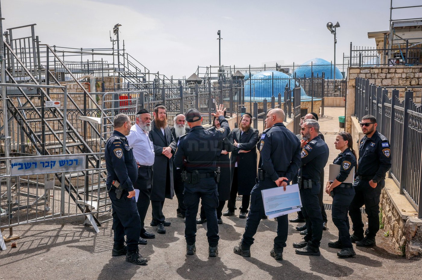 הפסקת העבודות במירון