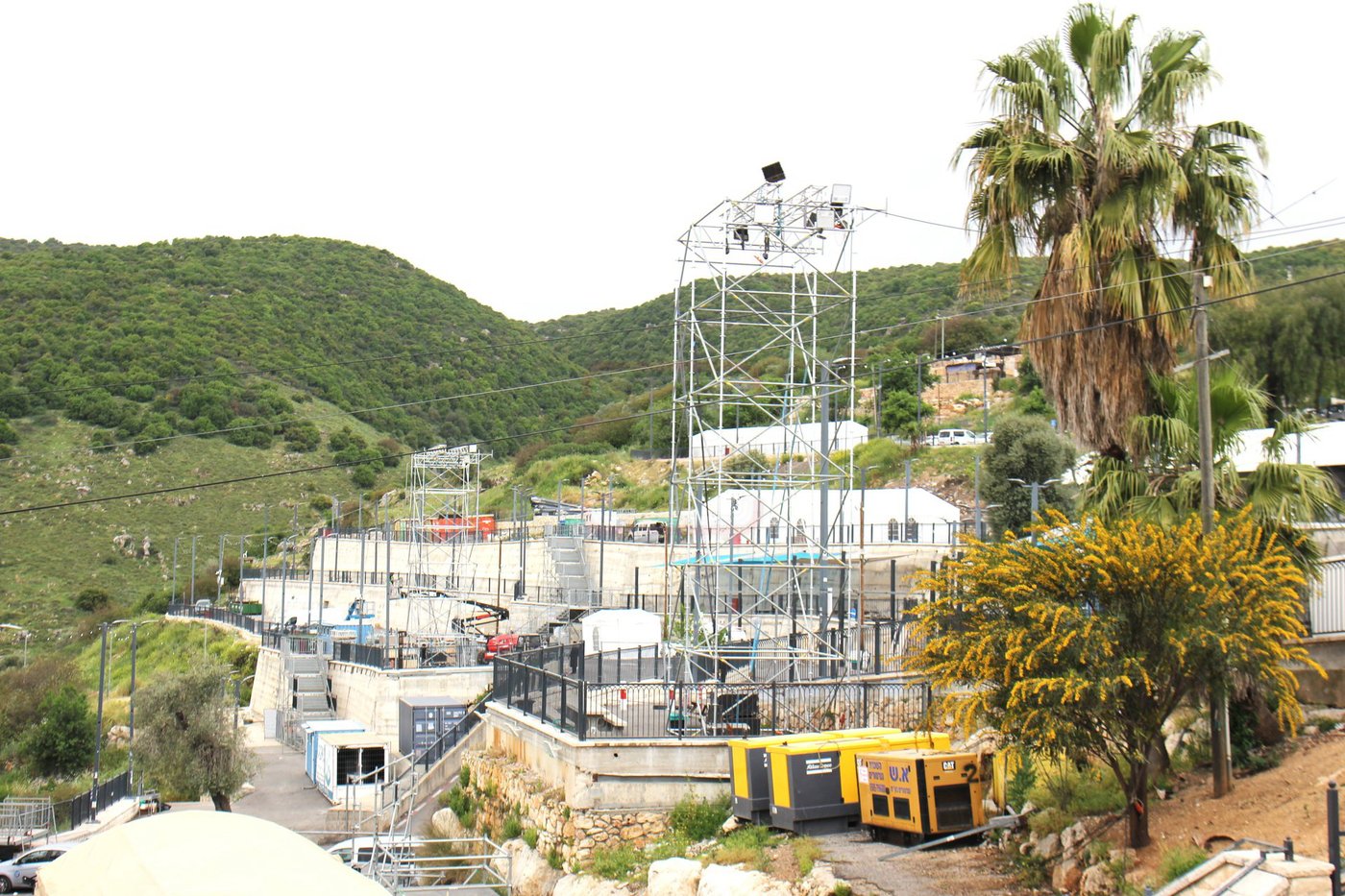 הפסקת העבודות במירון