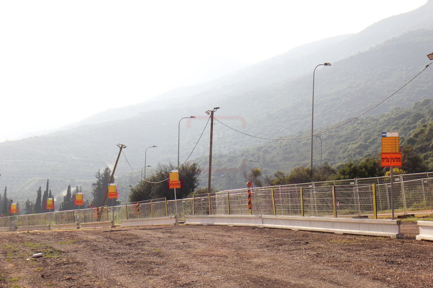 הפסקת העבודות במירון