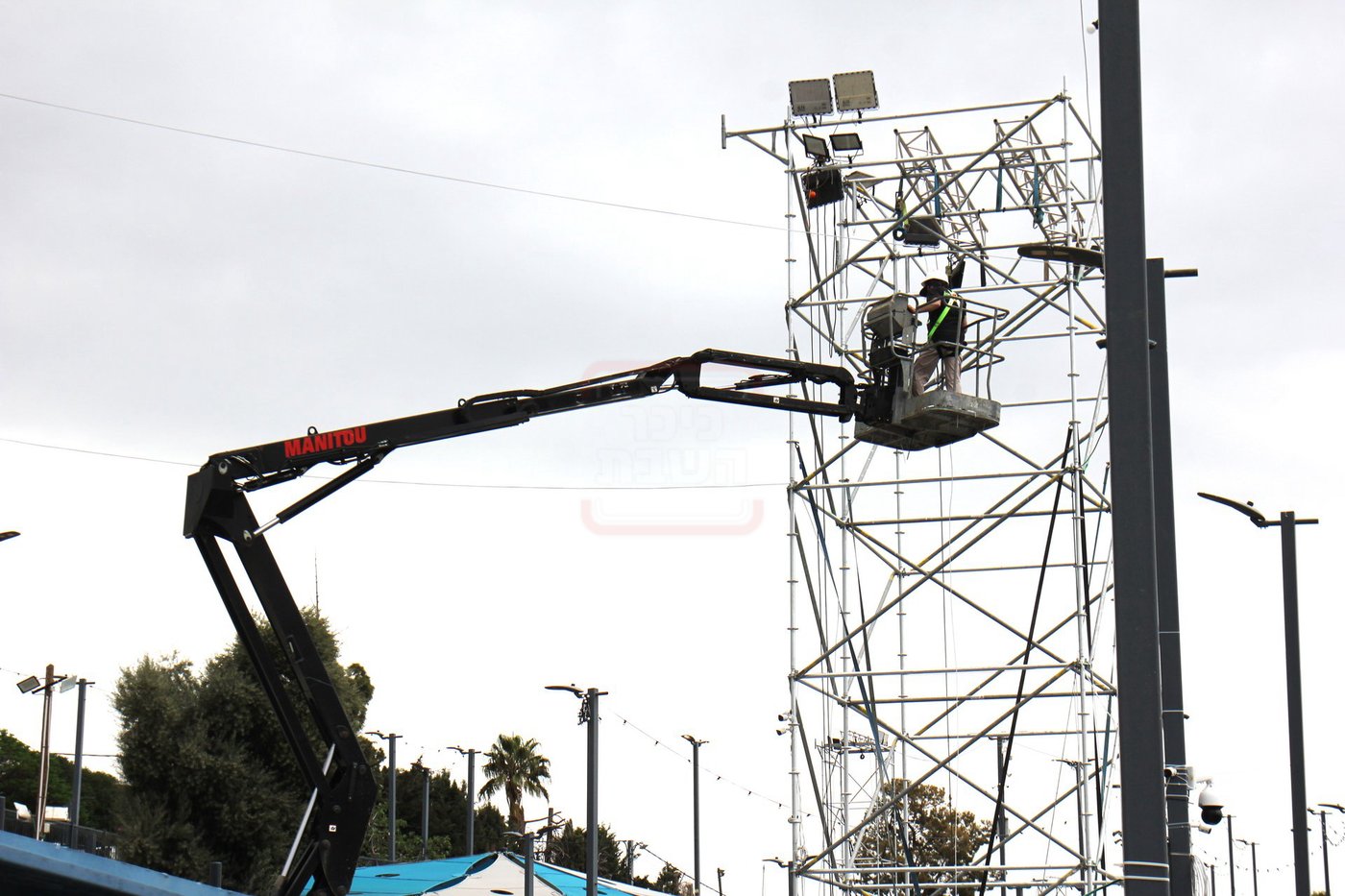 הפסקת העבודות במירון