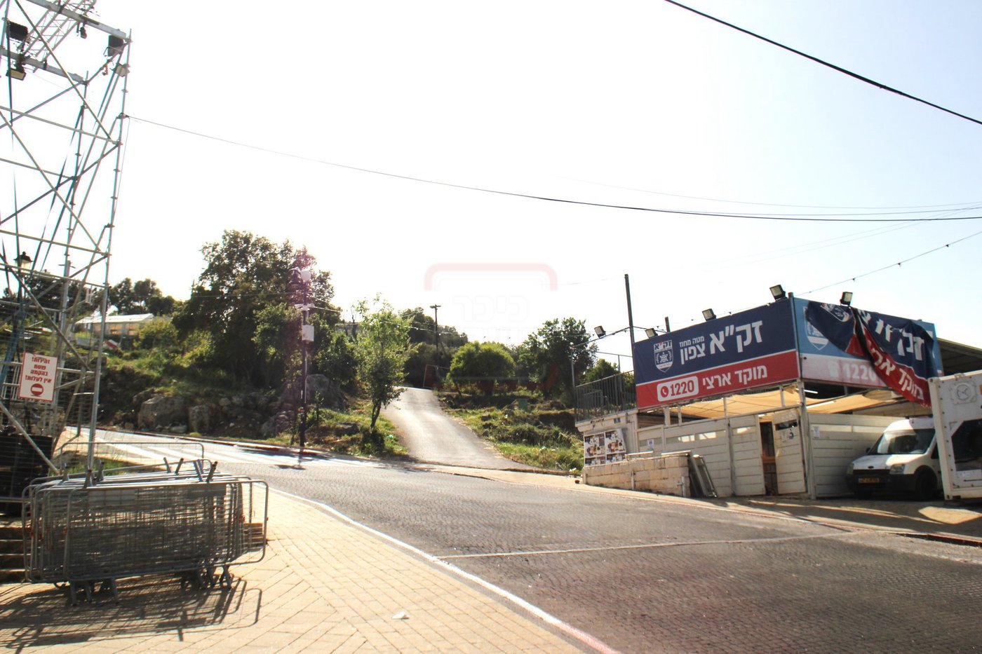 הפסקת העבודות במירון