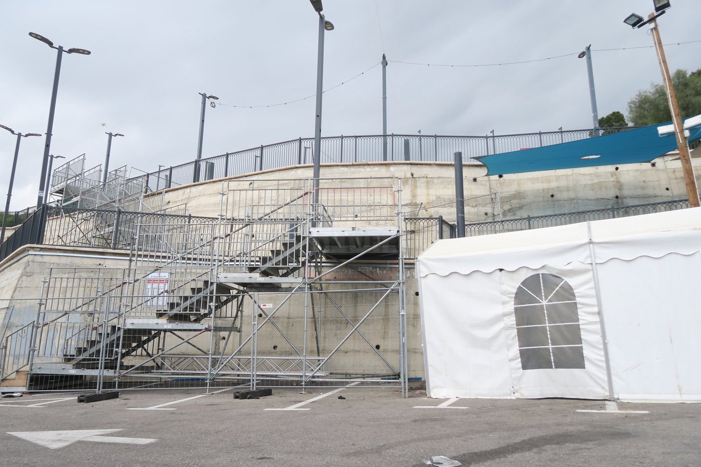 הפסקת העבודות במירון