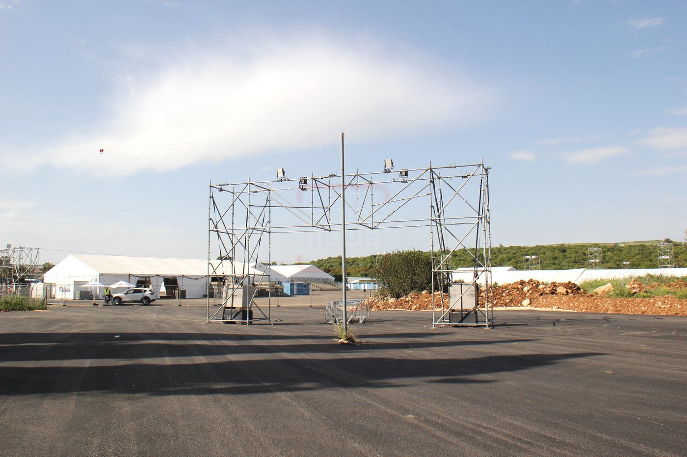 הפסקת העבודות במירון