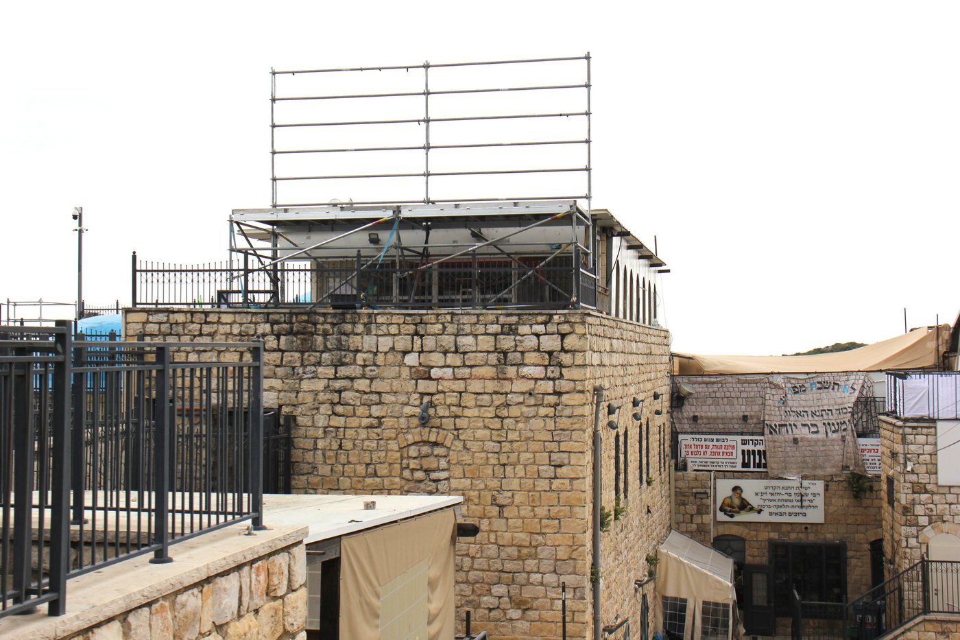 הפסקת העבודות במירון