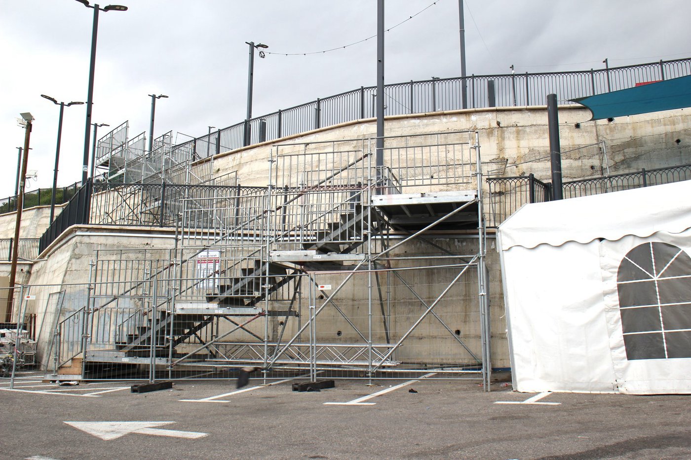 הפסקת העבודות במירון