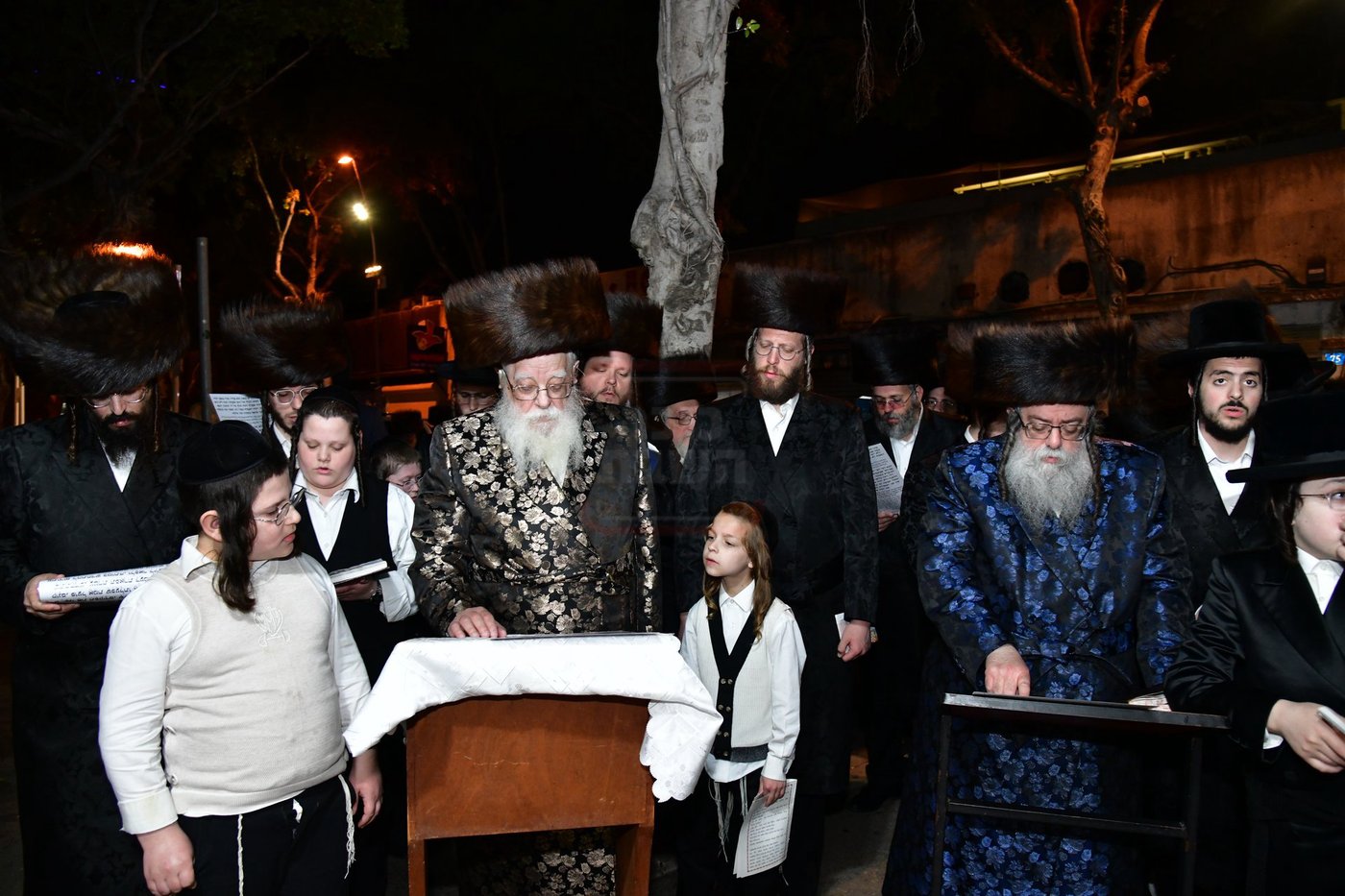 מוצאי שבת יארצייט בשאץ ויז'ניץ