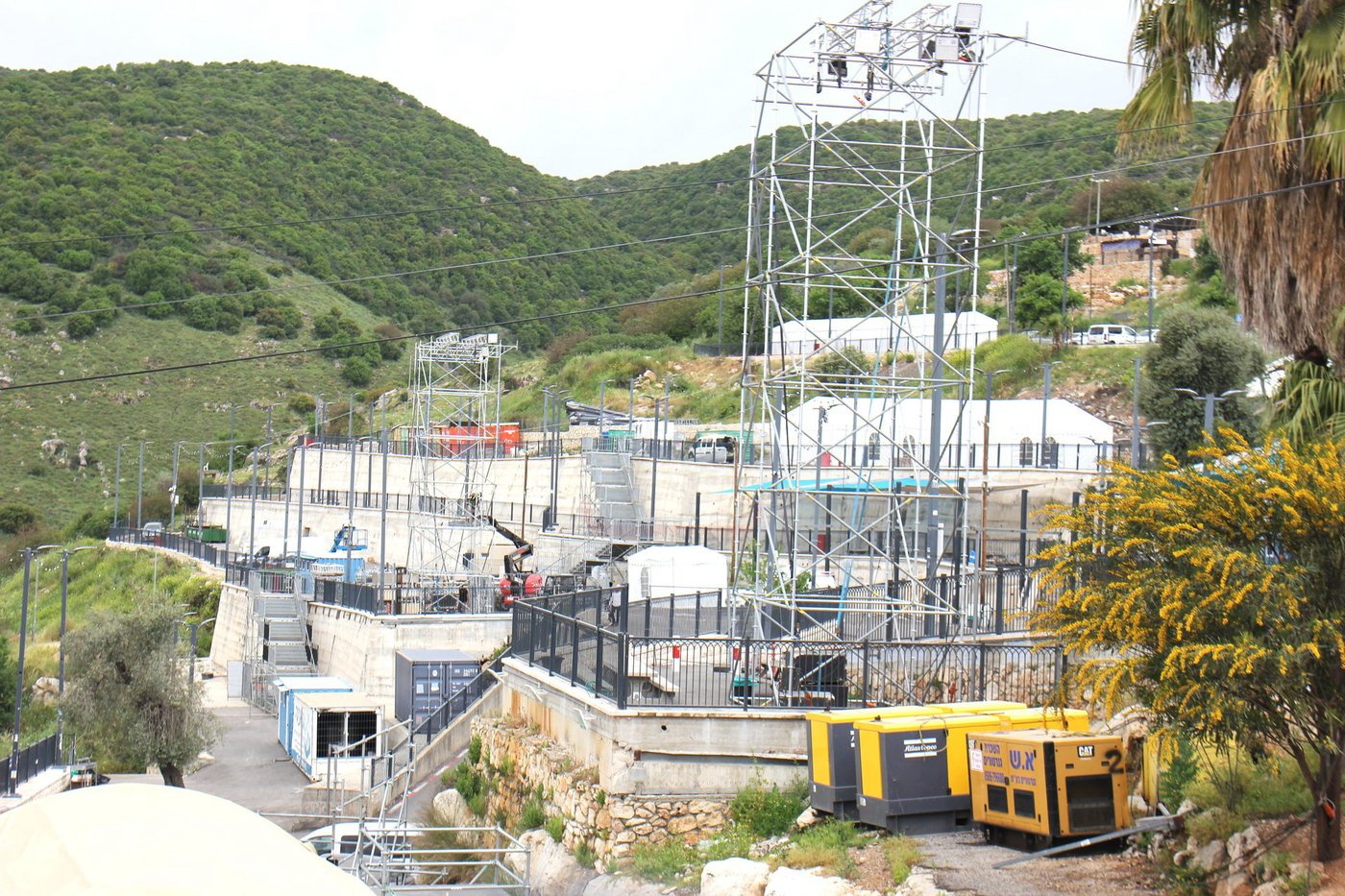 הפסקת העבודות במירון