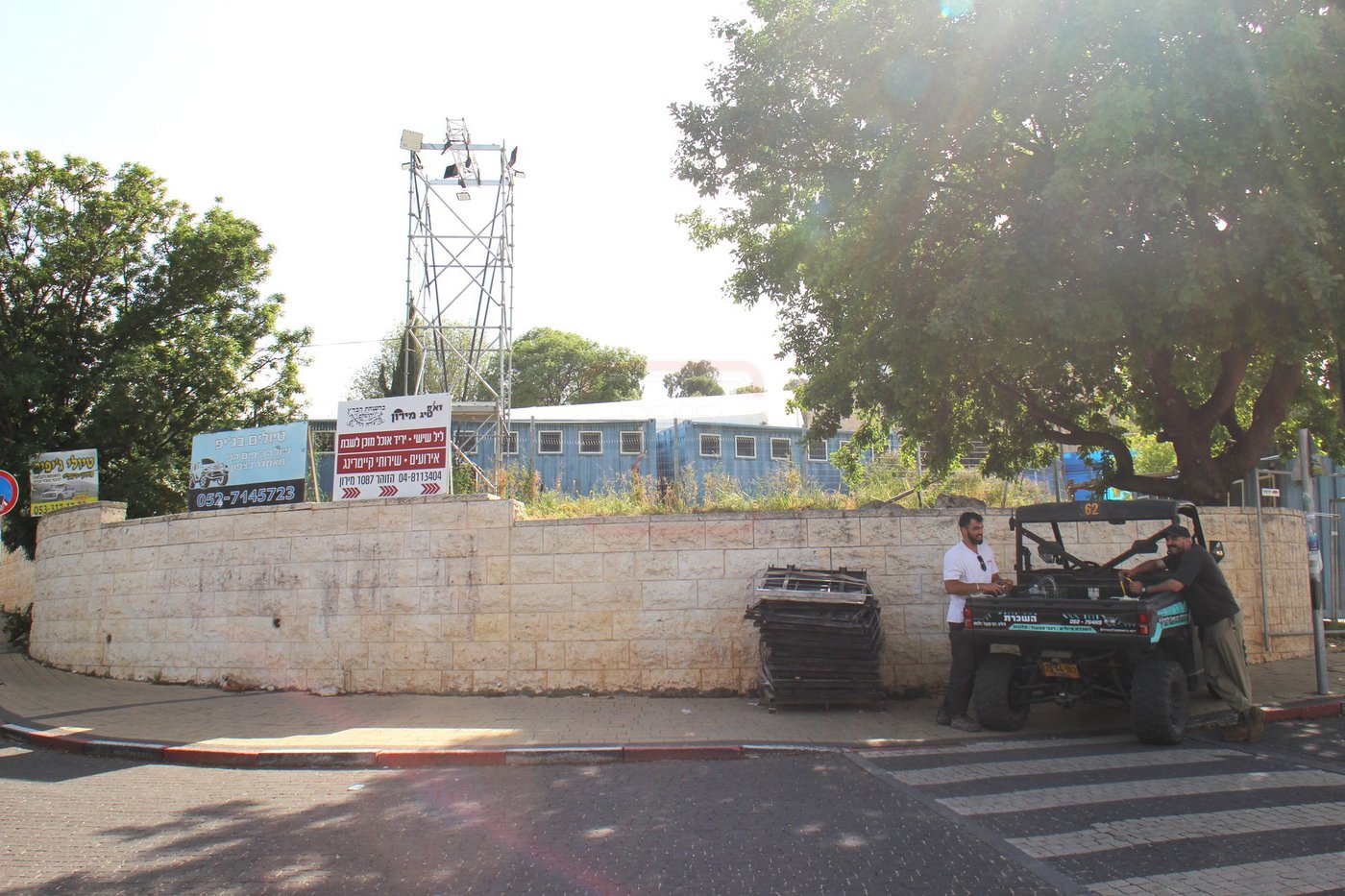 הפסקת העבודות במירון