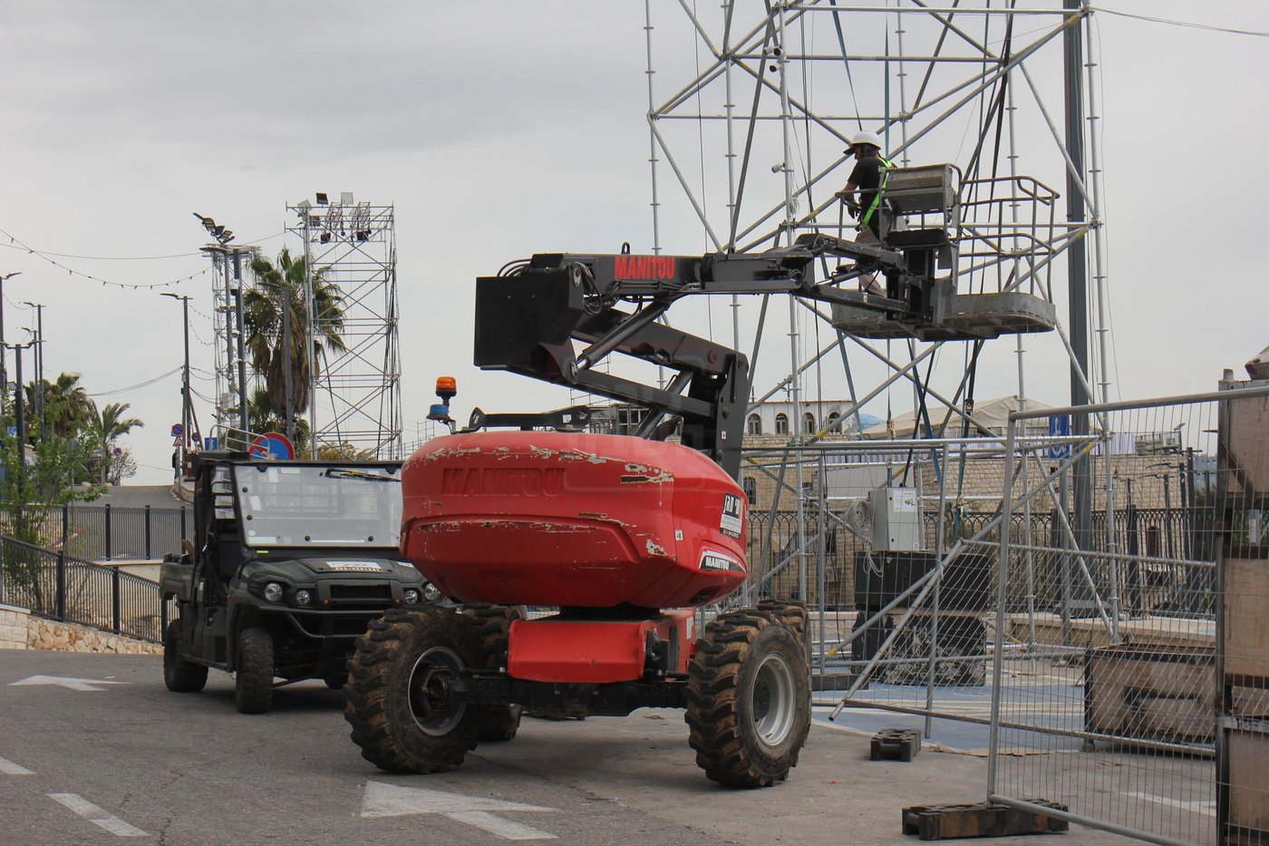 הפסקת העבודות במירון