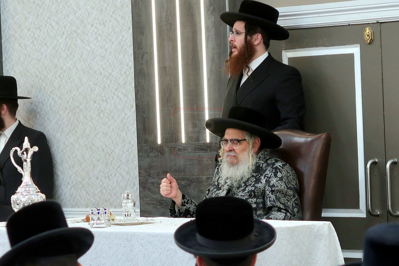 האדמו"ר מסאטמר בטיש פסח שני