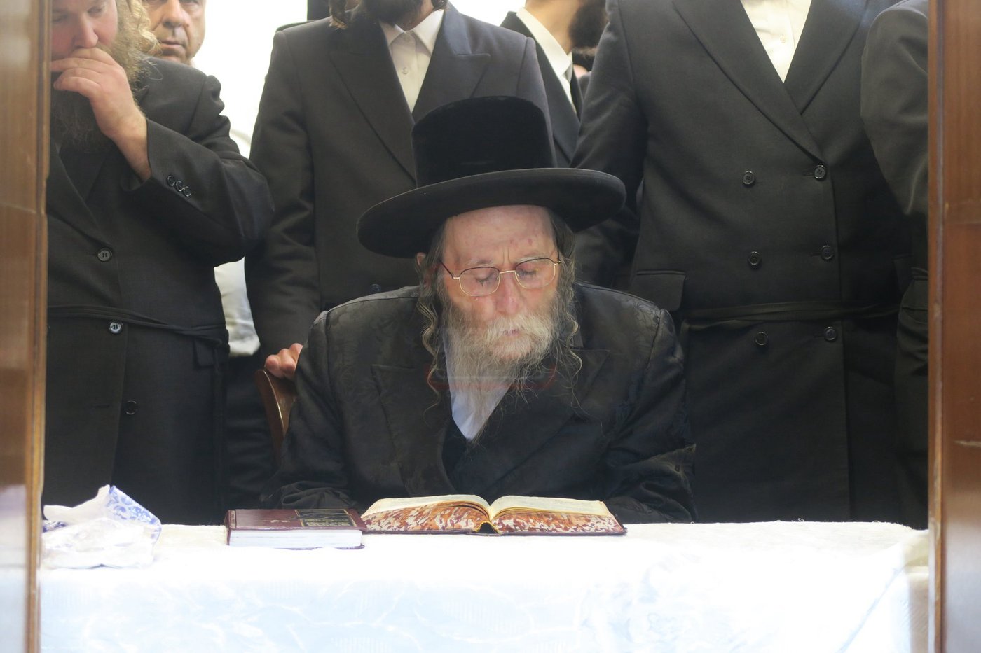 האדמו"ר מערלוי במירון לאחר ל"ג בעומר