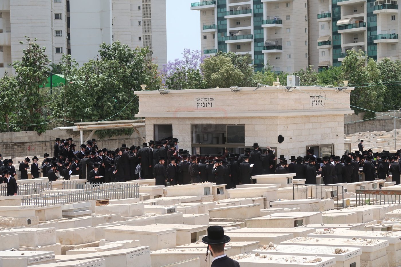 האדמו"ר מויז'ניץ בעליה לציון אהבת ישראל ב' סיון