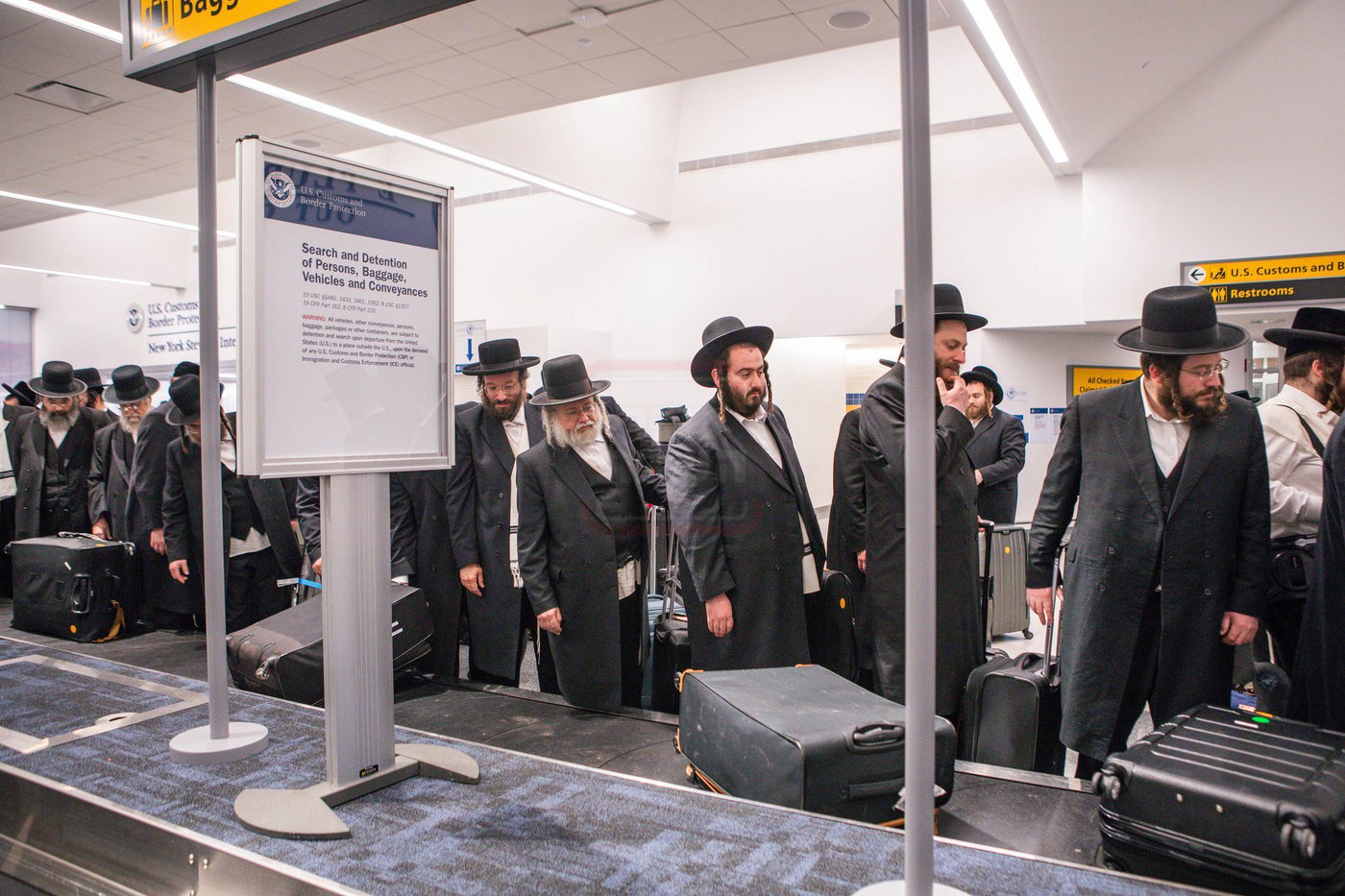 האדמו"ר מסאטמר בדרכו חזרה ממסע הקודש בפולין