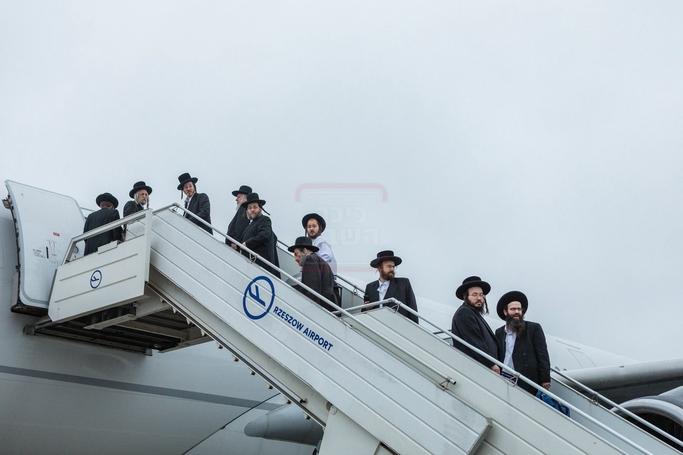 האדמו"ר מסאטמר בדרכו חזרה ממסע הקודש בפולין