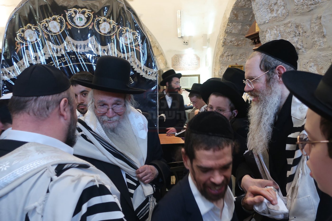 הגאון ר' משה דוד ליפקוביץ בקבר רחל