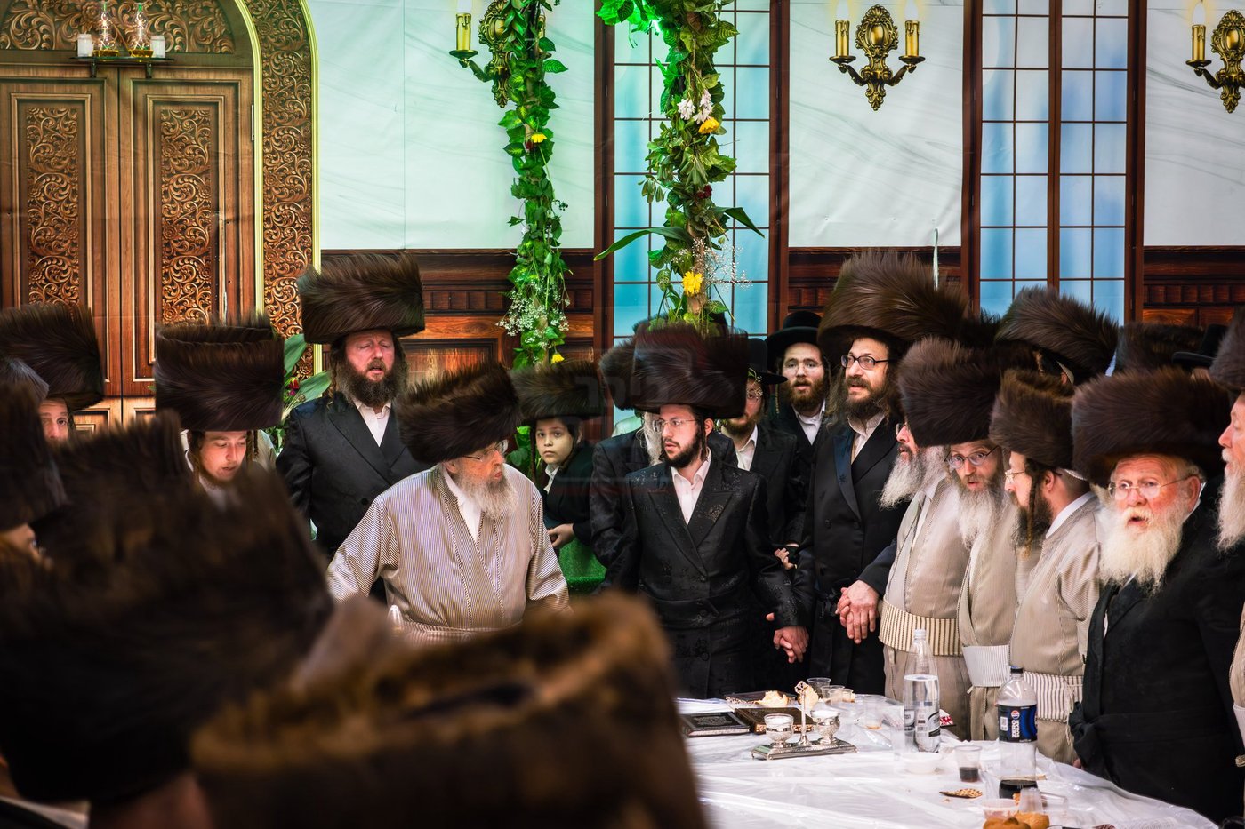 נעילת החג בחצה"ק פינסק קרלין