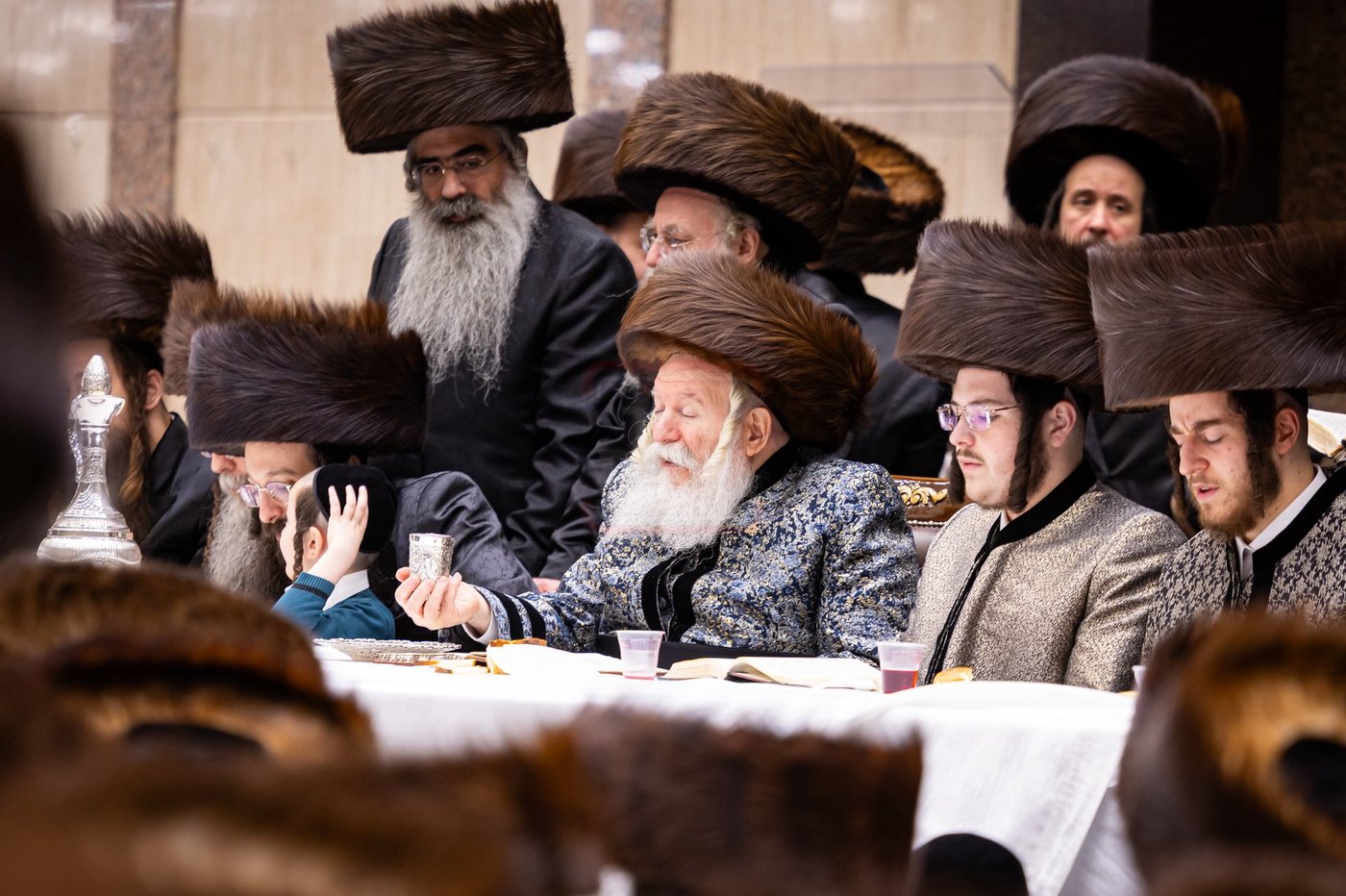 נעילת החג ופארשפיל בחצה"ק באבוב