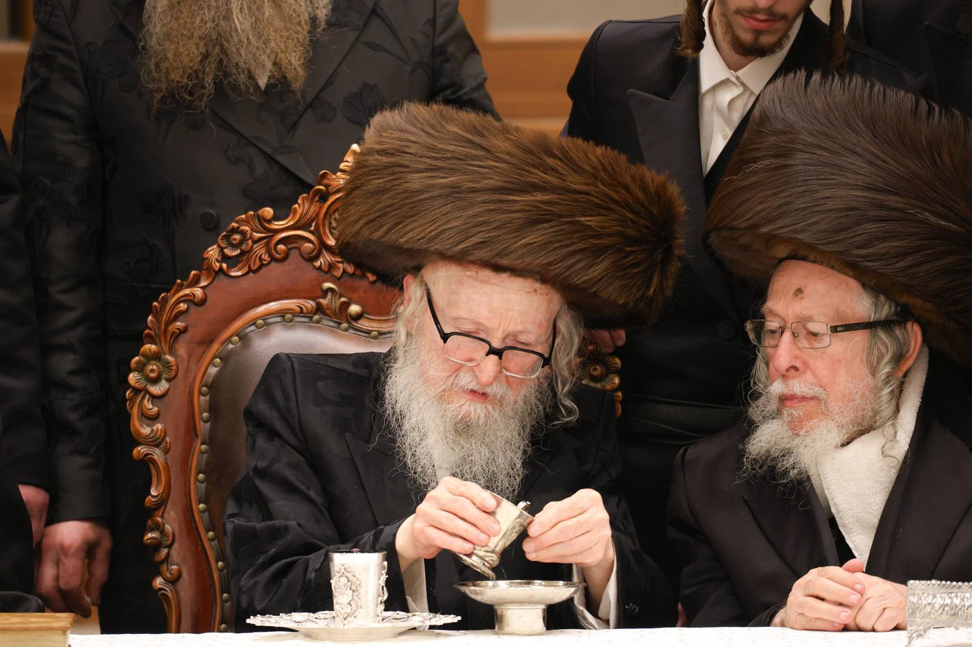 האדמו"ר מסערדאהעלי במוצ"ש בירושלים