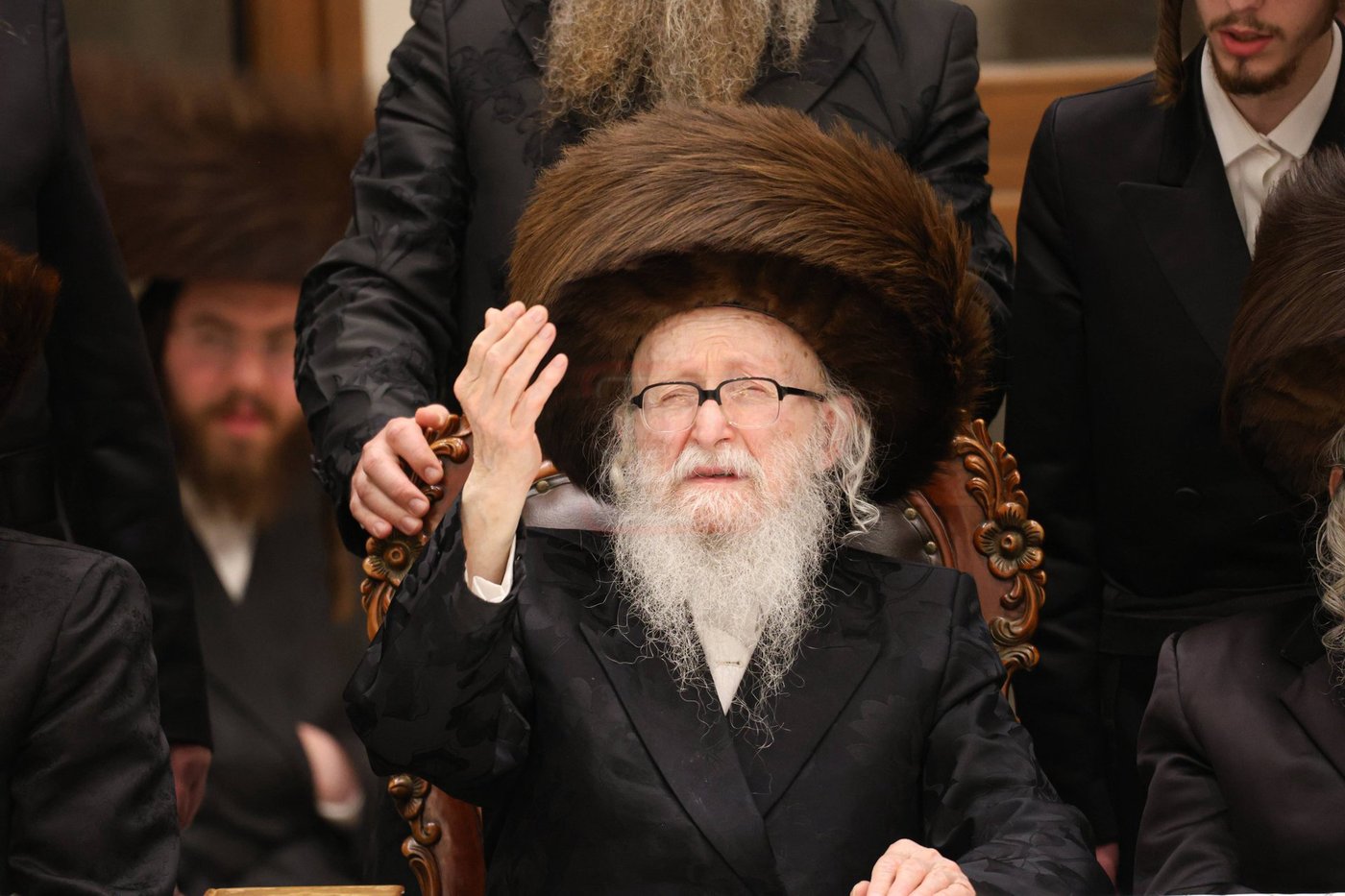 האדמו"ר מסערדאהעלי במוצ"ש בירושלים