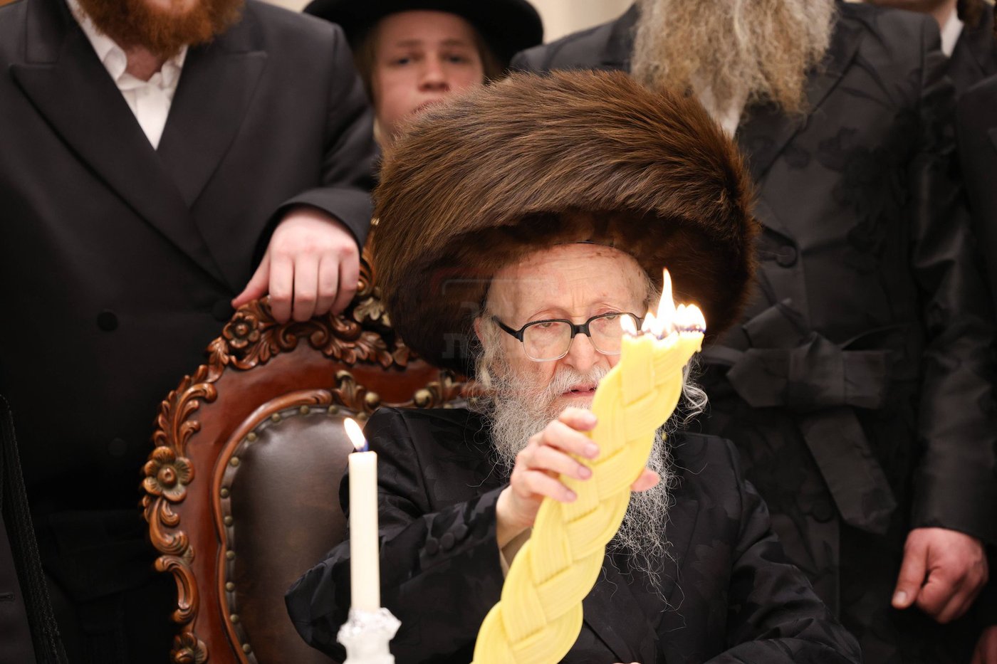 האדמו"ר מסערדאהעלי במוצ"ש בירושלים