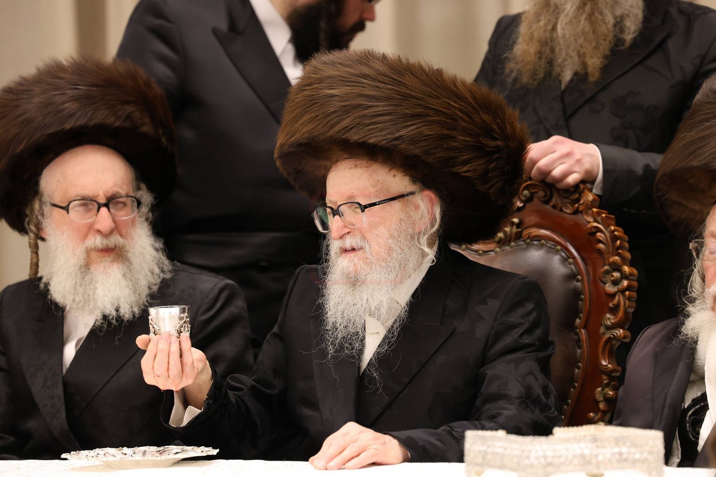 האדמו"ר מסערדאהעלי במוצ"ש בירושלים