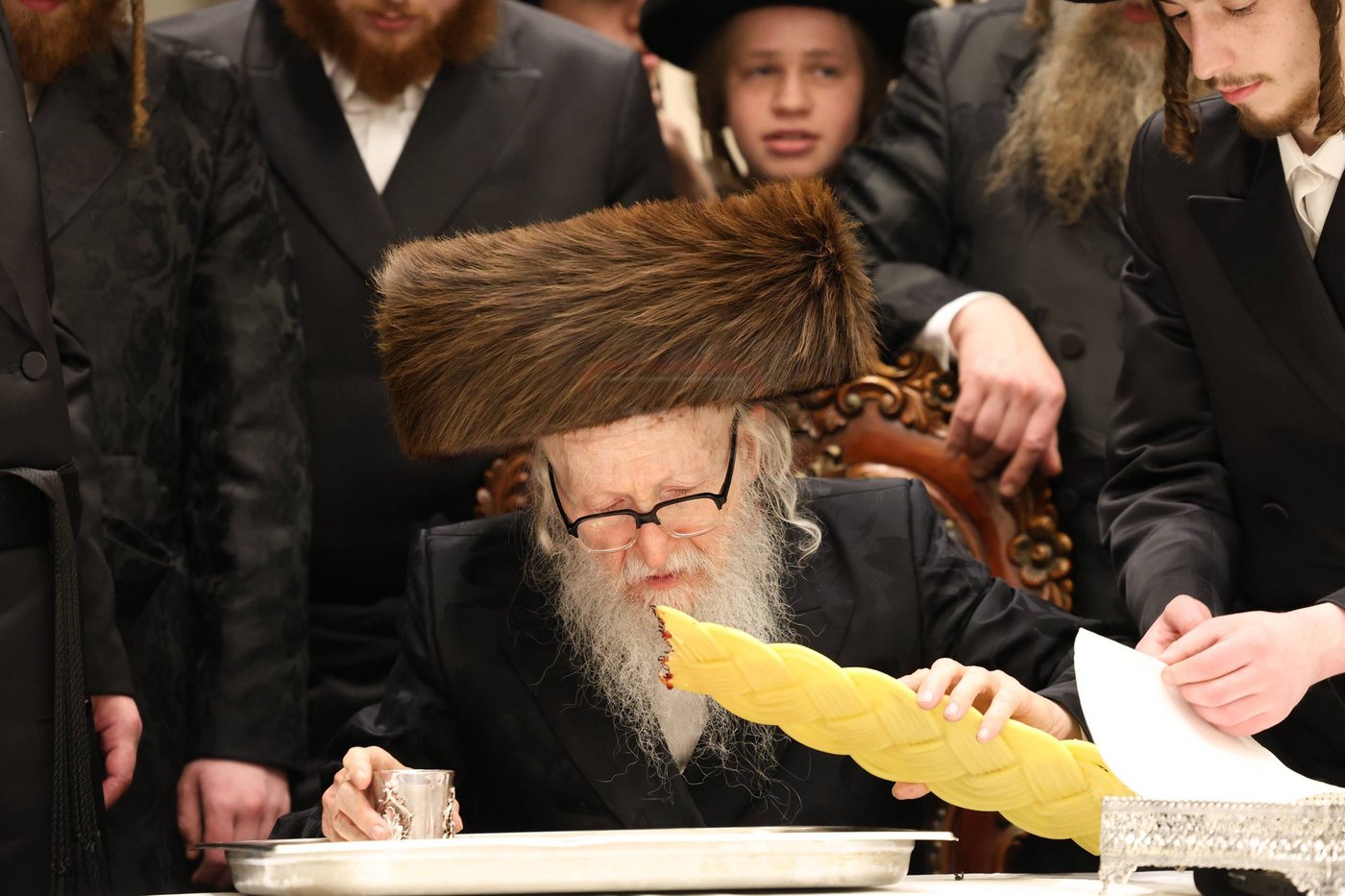 האדמו"ר מסערדאהעלי במוצ"ש בירושלים