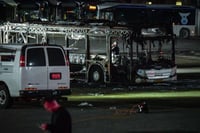 זירת פיגוע המטענים בבת ים