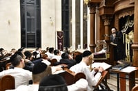 הגאון רבי שרגא שמשון ברלין, בשיעור הראשון ב'גאון יעקב'