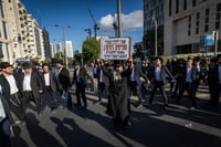 הפגנה נגד הגיוס לצה"ל