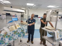 ההערכות למתכונת חירום בבית החולים איכילוב