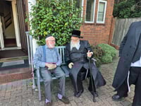 האדמו"ר משאץ ויז'ניץ בביקור בלונדון