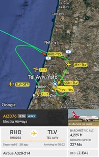 רגעים של מתח בנתב"ג: מטוס ועליו עשרות נוסעים לא הצליח לנחות במשך דקות ארוכות