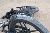 האופניים בזירת התאונה