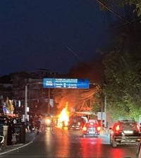 זירת התקיפה הערב בלבנון