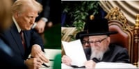 הנשיא טראמפ - האדמו"ר מסקווירא