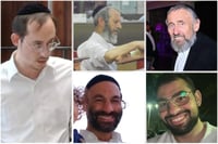 ר' לוי יצחק פש, יעקב פינטו, יוסף דוד ישראל מצנר, ד"ר מרק ושרה מנדלסון הי"ד, נרצחו בפיגוע הבוקר