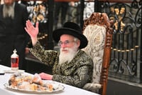 מעמד קבלת פנים להאדמו"ר מויזניץ