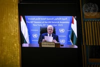 אבו מאזן על מסכי האו"ם