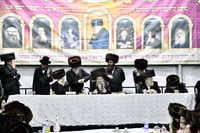 האדמו"ר מביאלה בטיש חול המועד סוכות