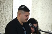שחר לוי בהלוויית אביו, איתן לוי ז"ל