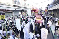 המחאה בסוכות על קדושת המחנה בשוק מחנה יהודה