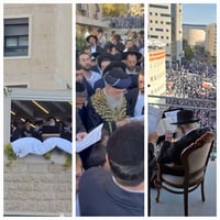 גדולי הרבנים בעצרת בירושלים