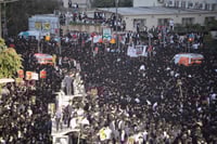 מתנדבי איחוד הצלה פזרים בשטח העצרת