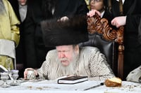 האדמו"ר מלעלוב ארה"ב בשב"ק בבני ברק