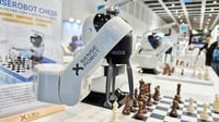 הרובוט במהלך משחק שחמט