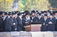 האדמו"ר מסאטמר בקריעה בהר הצופים