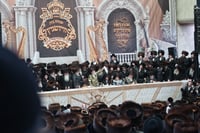 שמחת נישואי נכדת האדמו"ר מויז'ניץ, במונסי