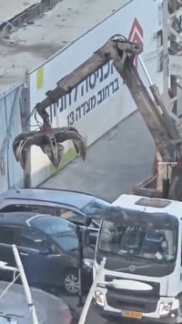 מנוף מרסק בבני ברק