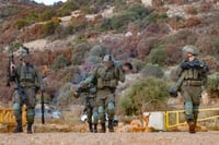 מפקדי וכוחות חטיבת 'ההרים' (810) בתרגיל בגזרת הר החרמון ובהר דב הלבנוני